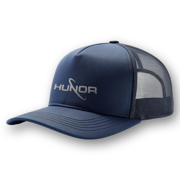 Hunor Logo Navy Trucker Sapka